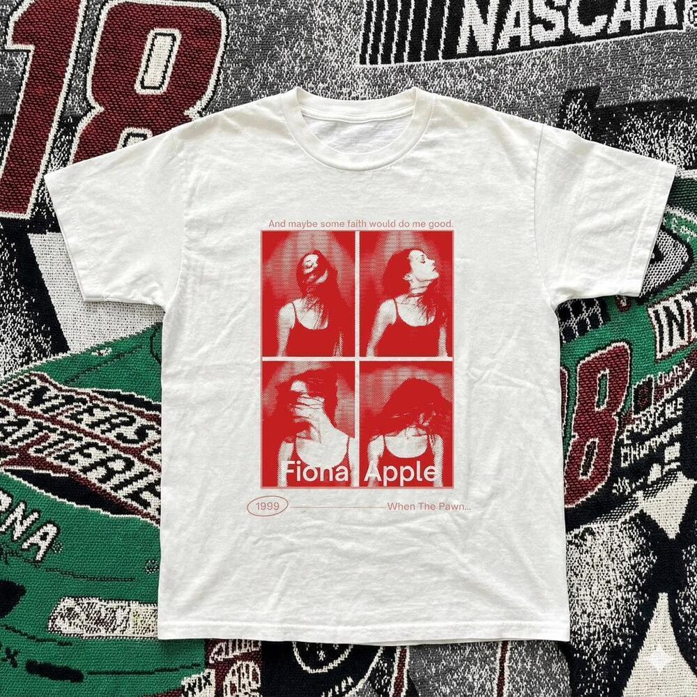 White Fiona Apple Tee 1